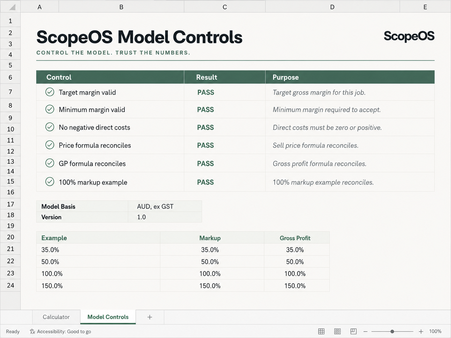 ScopeOS EST 01 model controls worksheet preview